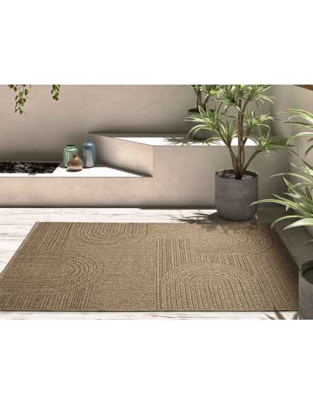 Alfombra exterior efecto yute Acra 1 | Alfombra de exteriores | Revitex