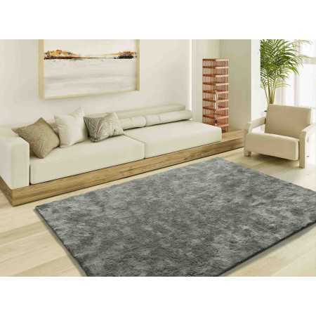 Tapete pêlo Roma antracite | Tapete para sala e quarto | Revitex