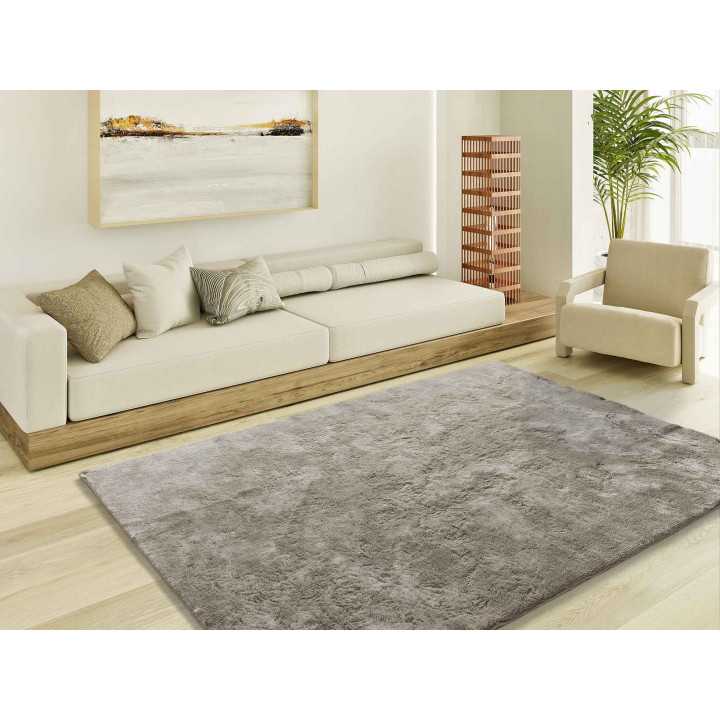 Tapete pêlo Roma pedra | Tapete para sala e quarto | Revitex