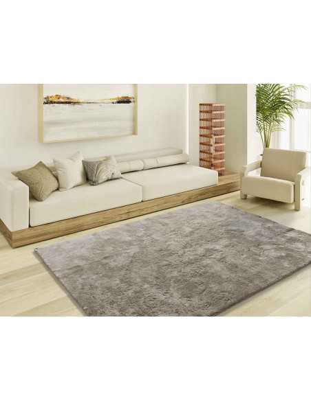 Tapete pêlo Roma pedra | Tapete para sala e quarto | Revitex