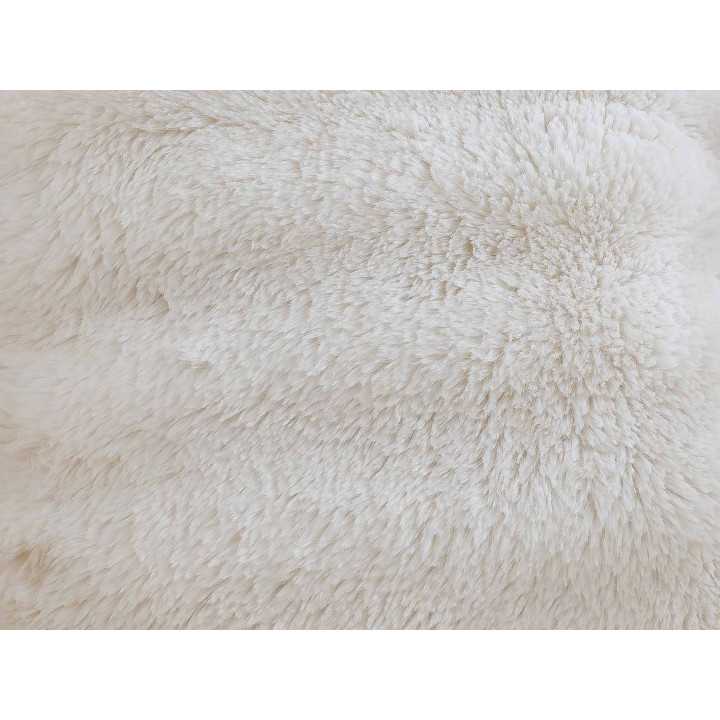 Capa de almofada Anjou branca | Capa de almofada de pelo