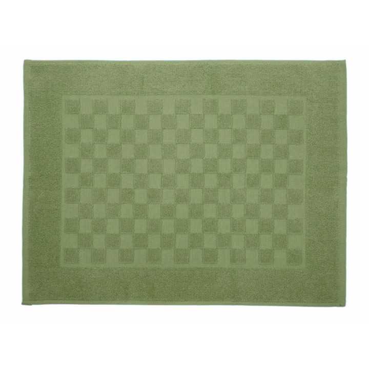 Alfombra baño Ajuar hoja | Alfombra algodón peinado