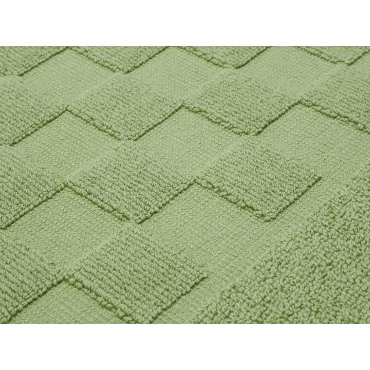 Tapete de banho Ajuar folha | Tapete de algodão penteado