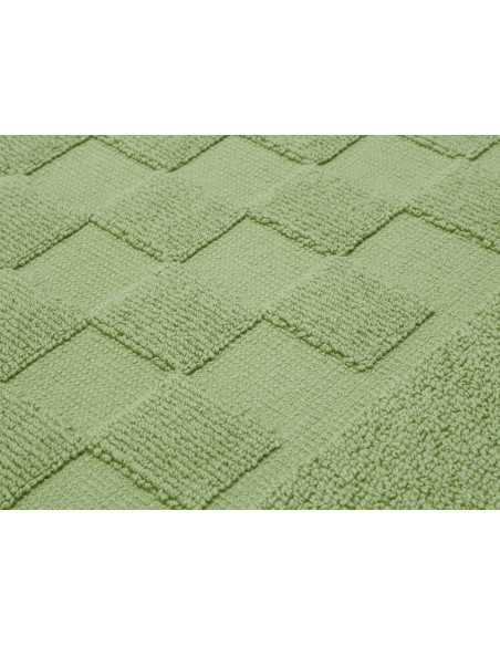 Alfombra baño Ajuar hoja | Alfombra algodón peinado