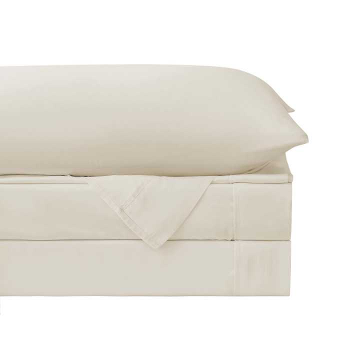 Juego de sábanas Percal beige | 100% Bambú orgánico