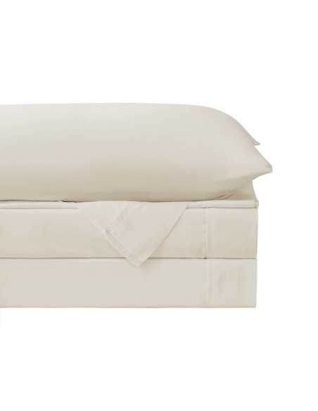 Juego de sábanas Percal beige | 100% Bambú orgánico