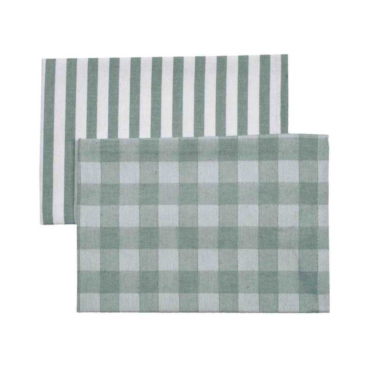 Set 2 paños de cocina Kitchen verde | Trapos de cocina