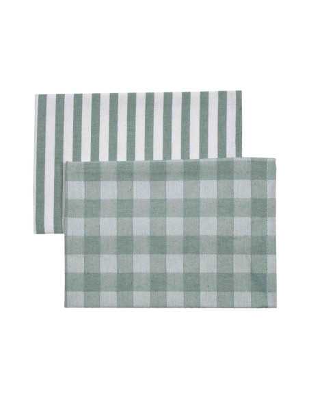 Conjunto de 2 panos de cozinha Kitchen verde | Panos de cozinha