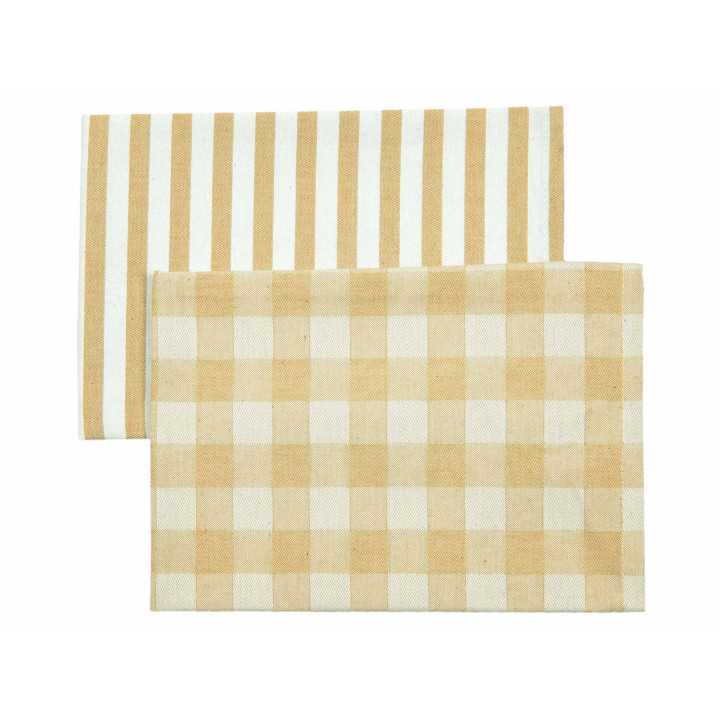 Set 2 paños de cocina Kitchen amarillo | Trapos de cocina