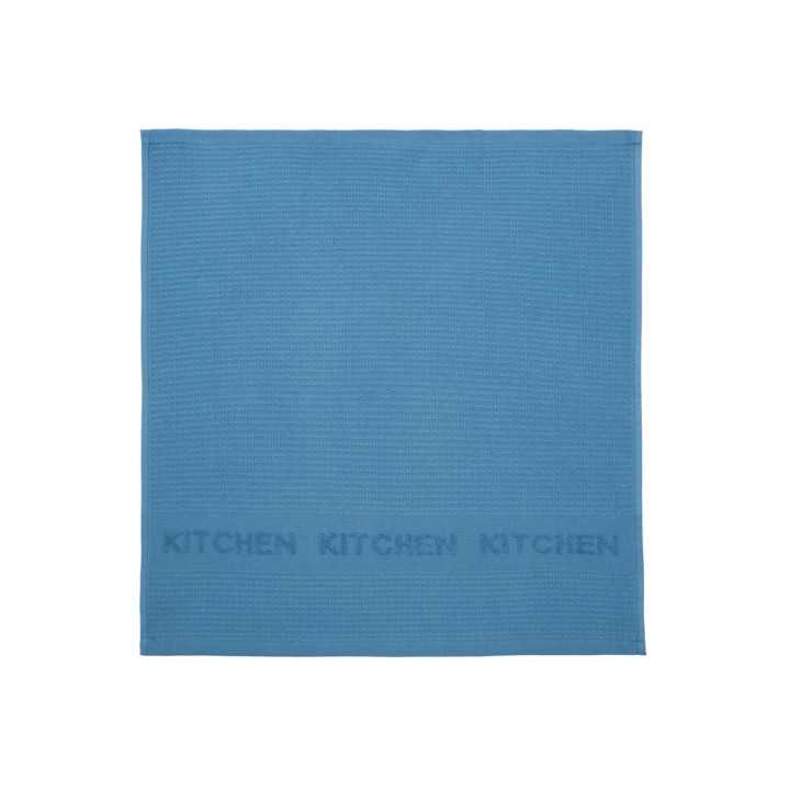 Set 2 paños de cocina rizo Kitchen azul | Trapos de cocina