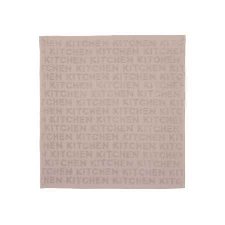 Set 2 paños de cocina rizo Kitchen beige | Trapos de cocina