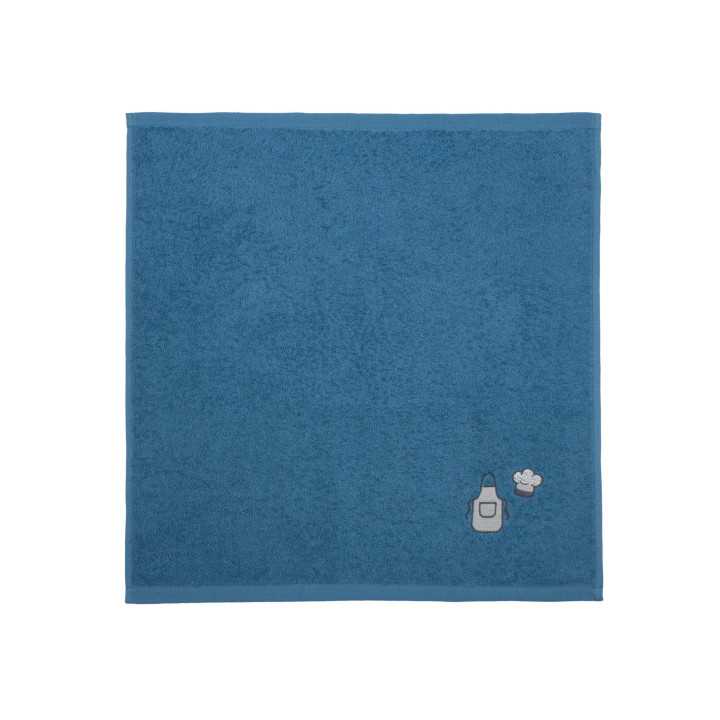 Paño de cocina algodón Chef azul | Trapo de cocina