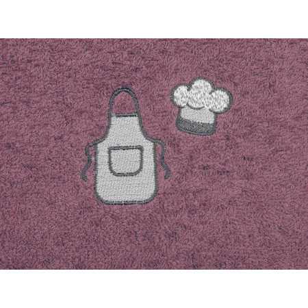 Pano de cozinha algodão Chef rosa | Pano de cozinha 2