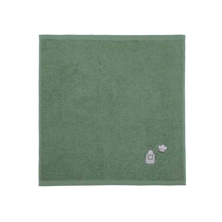 Paño de cocina algodón Chef verde | Trapo de cocina