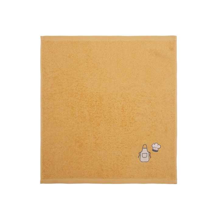 Paño de cocina algodón Chef amarillo | Trapo de cocina