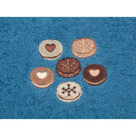 Paño de cocina algodón Cookie azul | Trapo de cocina 2