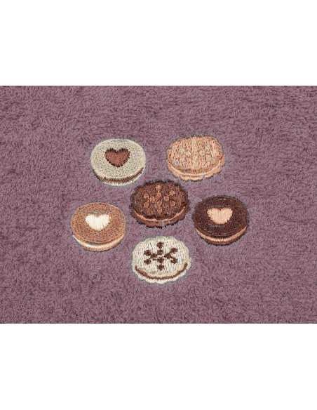 Pano de cozinha algodão Cookie rosa | Pano de cozinha