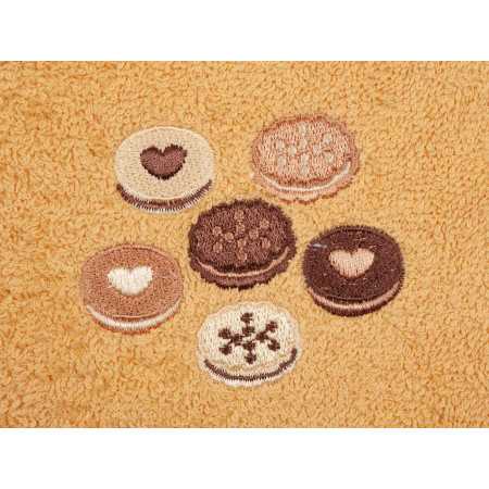 Pano de cozinha algodão Cookie amarela | Pano de cozinha 2