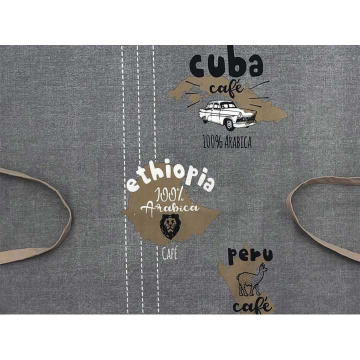 Avental de cozinha Café | Avental para cozinhar sem manchas