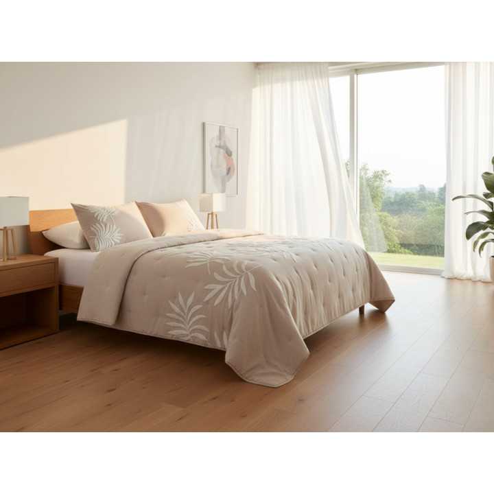 Bouti Brindisi beige | colcha bouti de entretiempo y verano