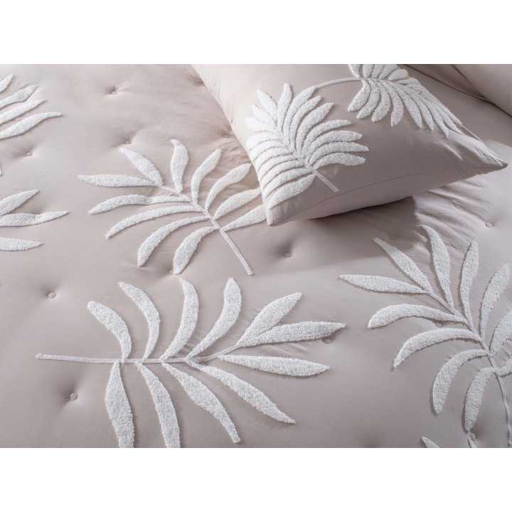 Bouti Brindisi beige | colcha bouti de entretiempo y verano