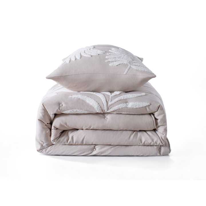 Bouti Brindisi beige | colcha bouti de entretiempo y verano