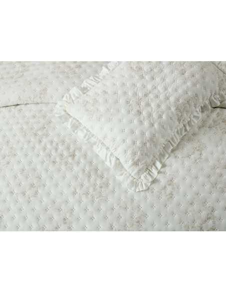 Bouti Andrea bege | Colcha bouti de meia-estação e verão