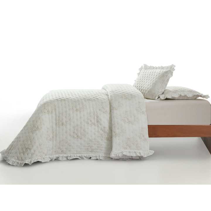 Bouti Andrea beige | Colcha bouti de entretiempo y verano