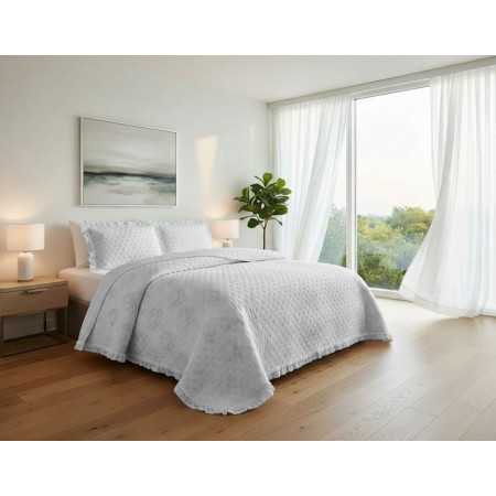 Bouti Andrea gris | Colcha bouti de entretiempo y verano