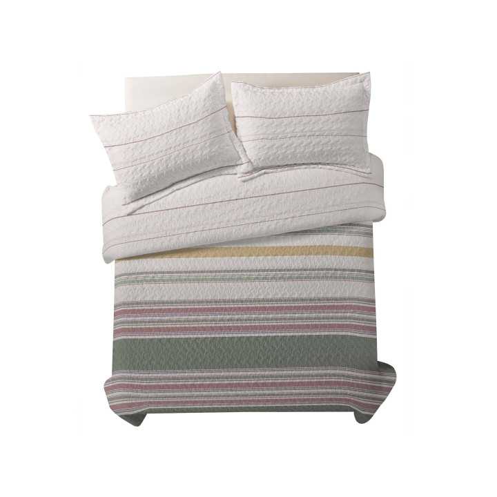 Bouti Elery verde | Colcha bouti de entretiempo y verano