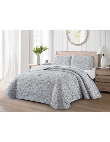 Bouti Paula gris | Colcha bouti de entretiempo y verano