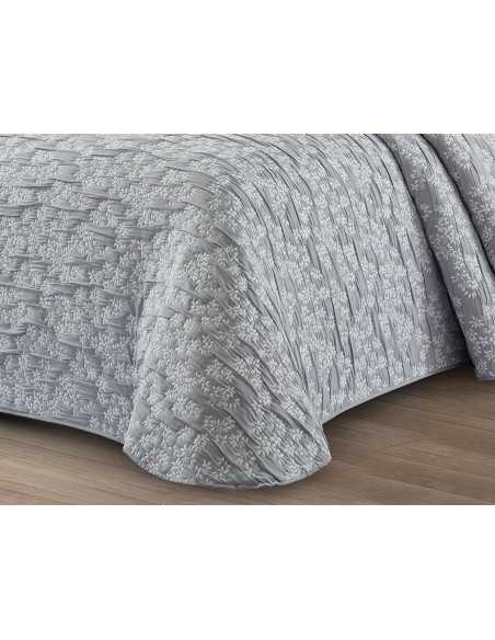 Bouti Paula cinza | Colcha bouti de meia-estação e verão