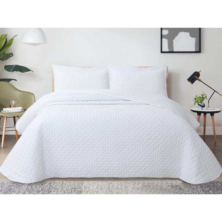 Bouti Sasha branco | Colcha bouti de meia-estação e verão