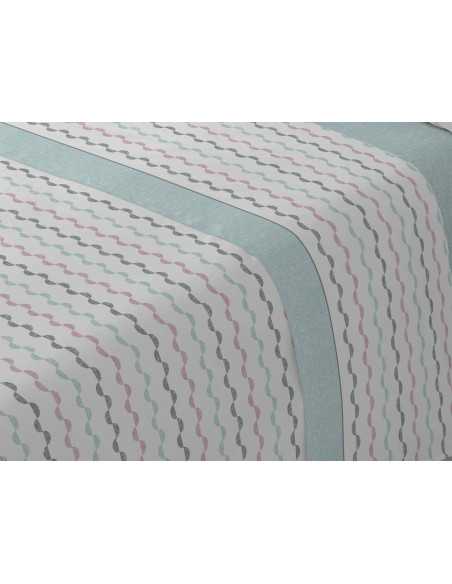 Juego Sábanas MB Elvira verde | Sábanas planchado fácil