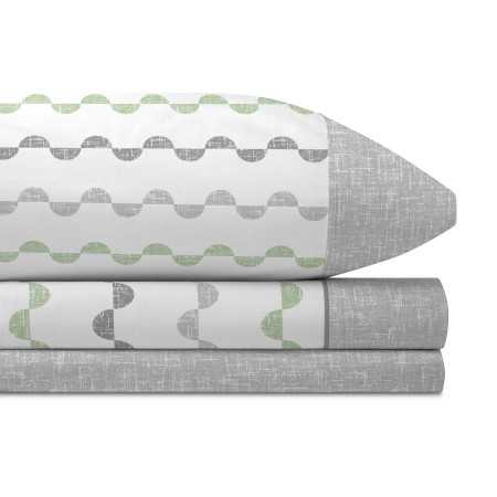 Juego Sábanas MB Elvira gris | Sábanas planchado fácil 2