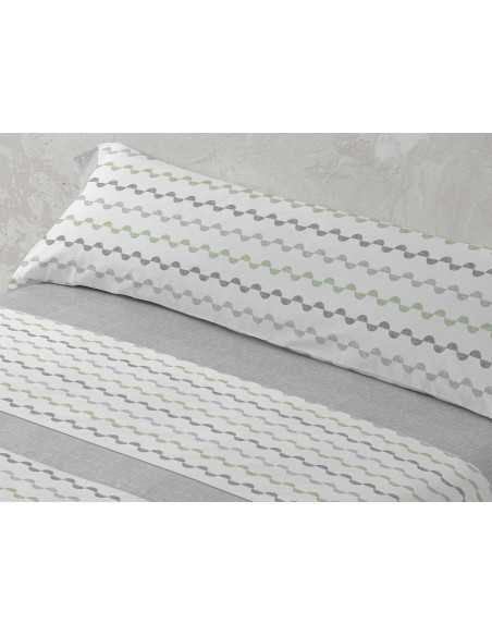 Jogo de lençóis MB Elvira cinza | Lençóis fácil de engomar