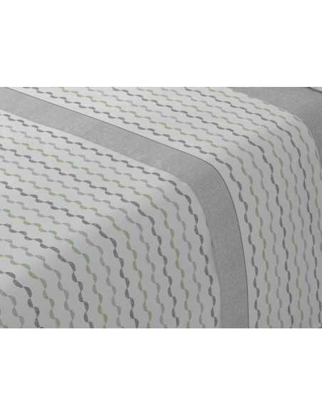 Juego Sábanas MB Elvira gris | Sábanas planchado fácil