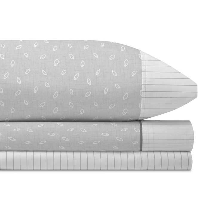 Jogo de lençóis MB Enora cinza | Lençóis fácil de engomar