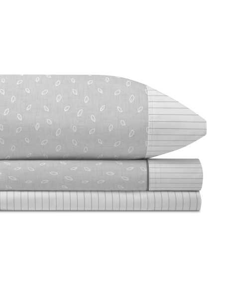 Juego Sábanas MB Enora gris | Sábanas planchado fácil