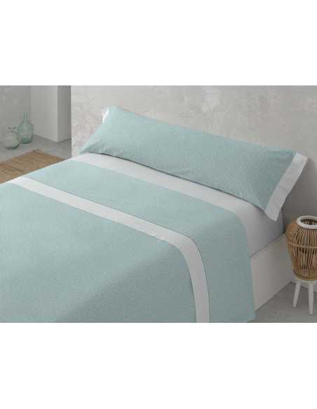 Juego Sábanas MB Enora agua | Sábanas planchado fácil