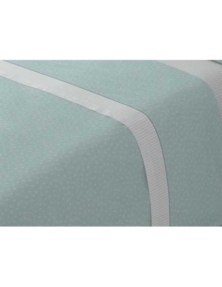 Jogo de lençóis MB Enora água | Lençóis fácil de engomar