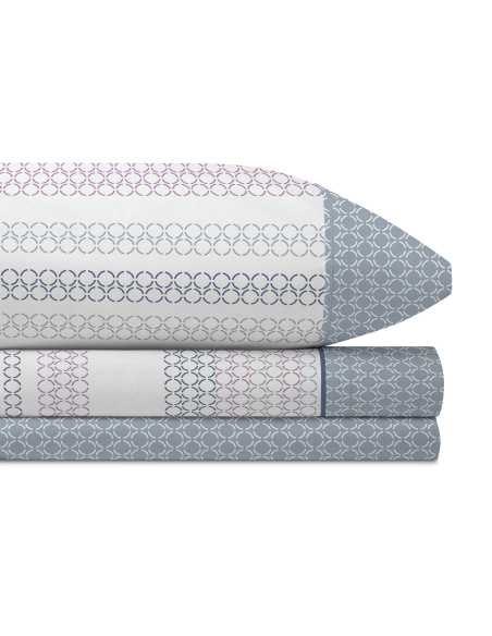 Jogo de lençóis MB Felicia azul | Lençóis fácil de engomar