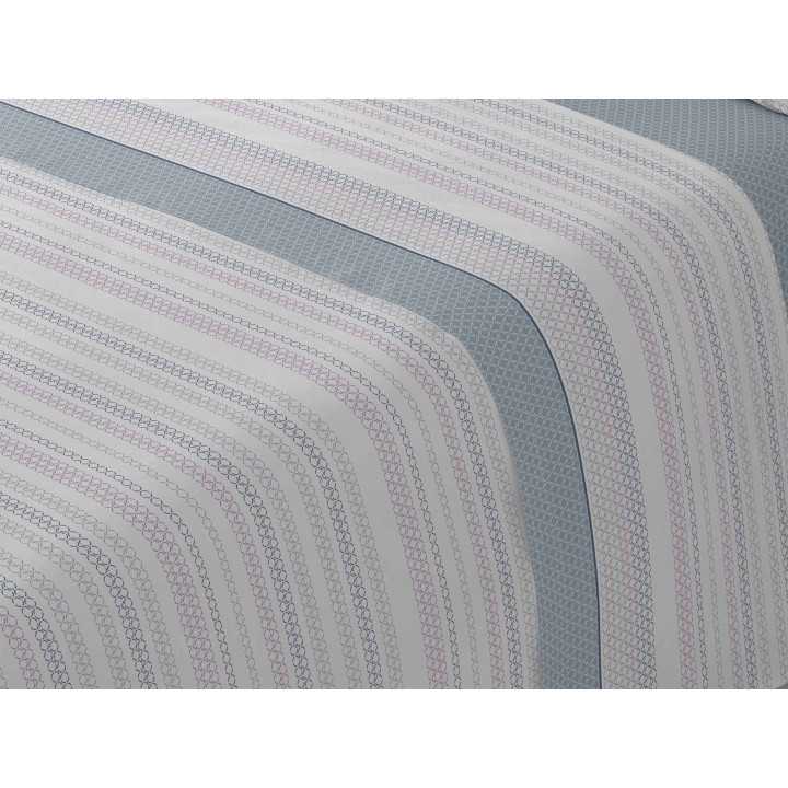 Jogo de lençóis MB Felicia azul | Lençóis fácil de engomar