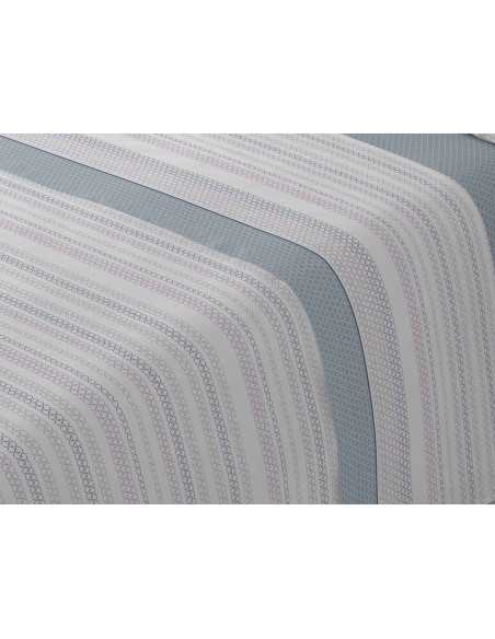 Jogo de lençóis MB Felicia azul | Lençóis fácil de engomar