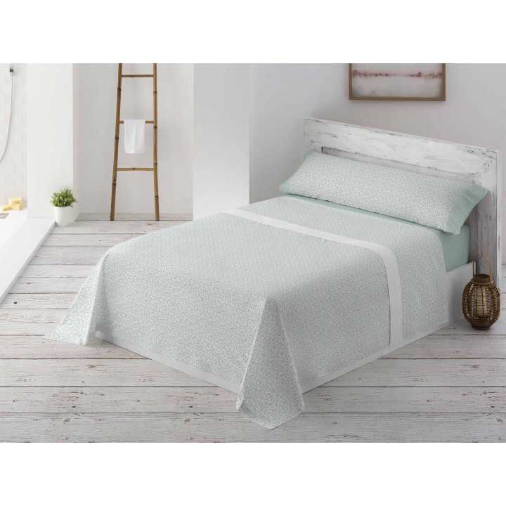 Jogo de lençóis MB Livia verde | Lençóis fácil de engomar