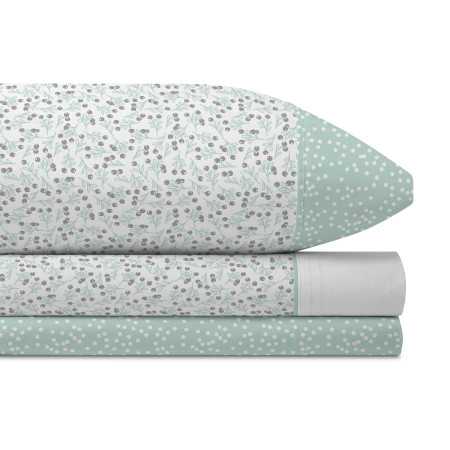 Juego Sábanas MB Livia verde | Sábanas planchado fácil 2