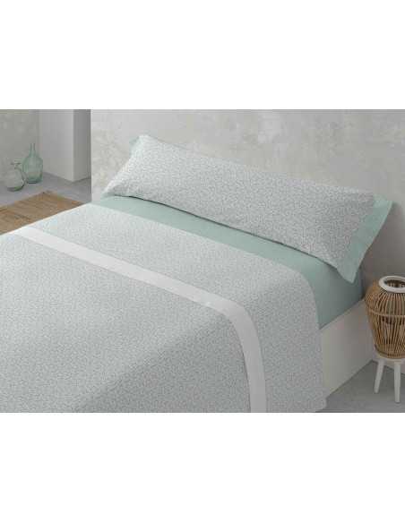 Jogo de lençóis MB Livia verde | Lençóis fácil de engomar