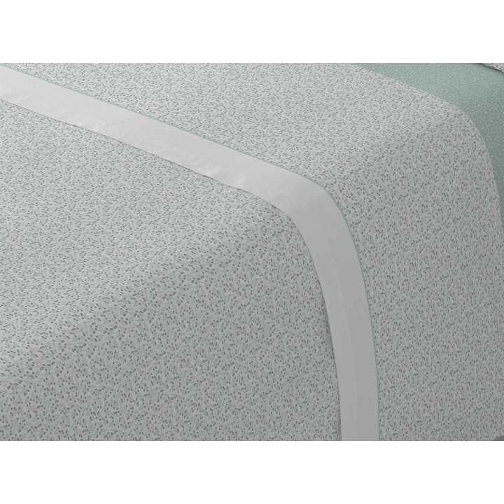 Juego Sábanas MB Livia verde | Sábanas planchado fácil
