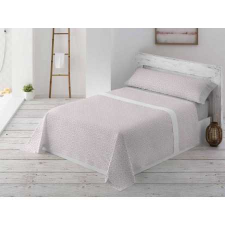 Juego Sábanas MB Livia gris | Sábanas planchado fácil