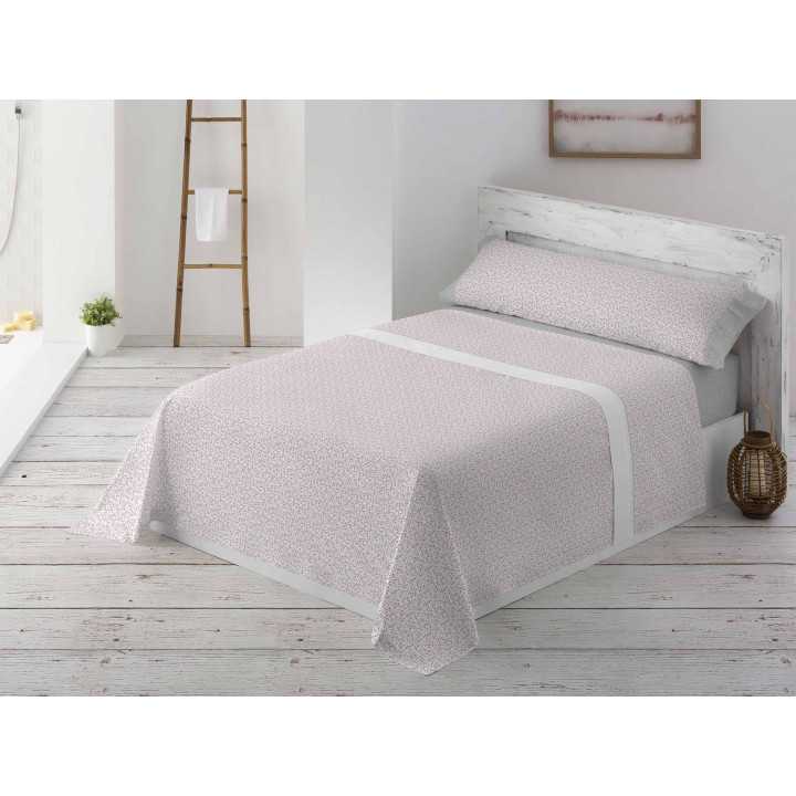 Juego Sábanas MB Livia gris | Sábanas planchado fácil